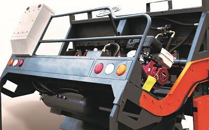 vehicle mounted chip spreader